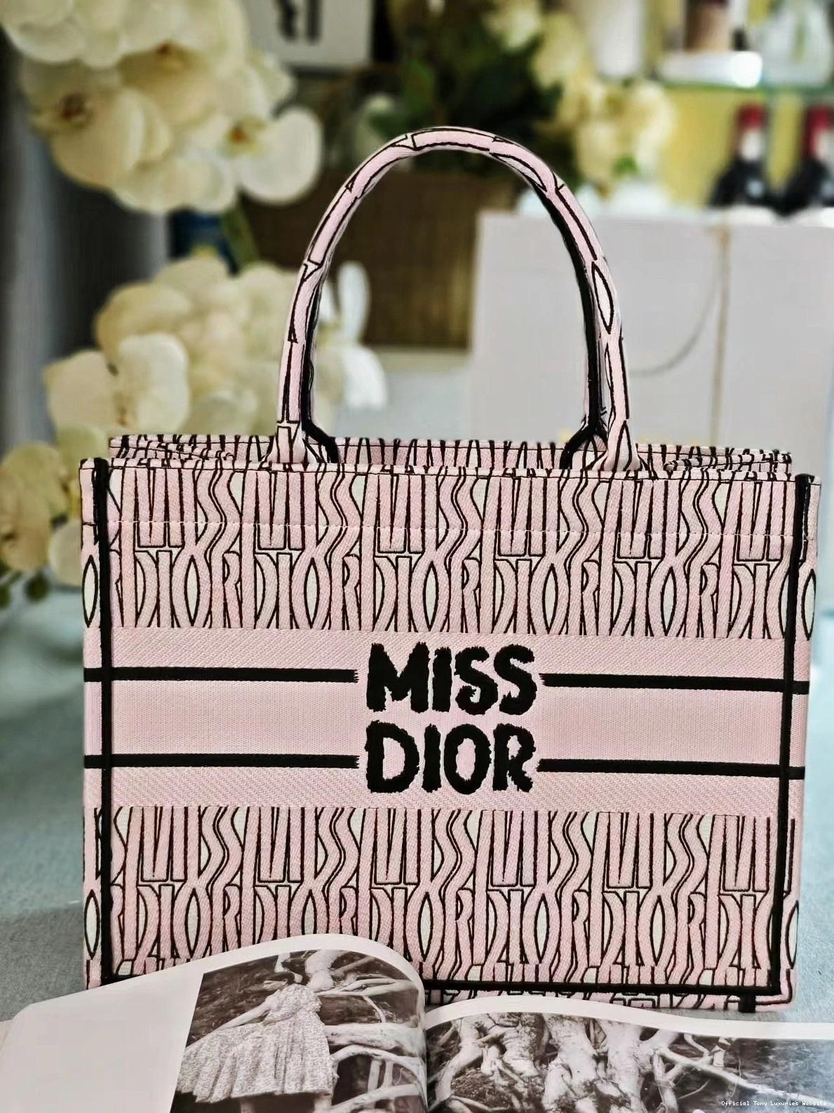 Tony Luxuries MEDIUM TOTE-36.5X27.5X16.5CM BOOK diro 0808